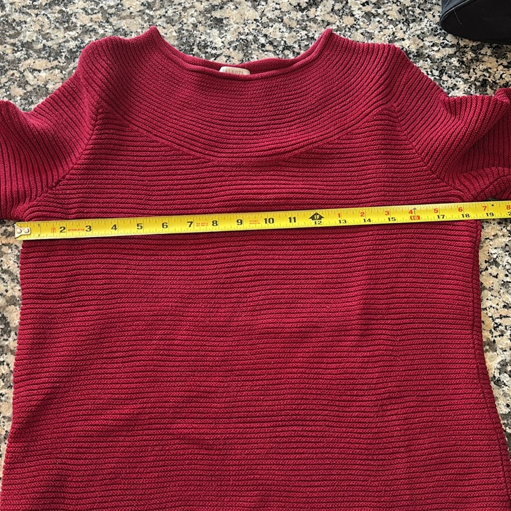 Talbots small, ribbed, scooped neck Sweater - Picture 14 of 16